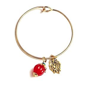 Gold charm  seasonal Bracelet
